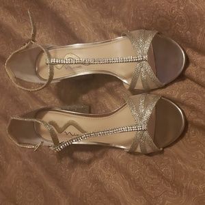 Silvery Gold dress shoes